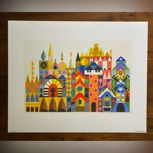 Disney Mary Blair print, It’s a Small World